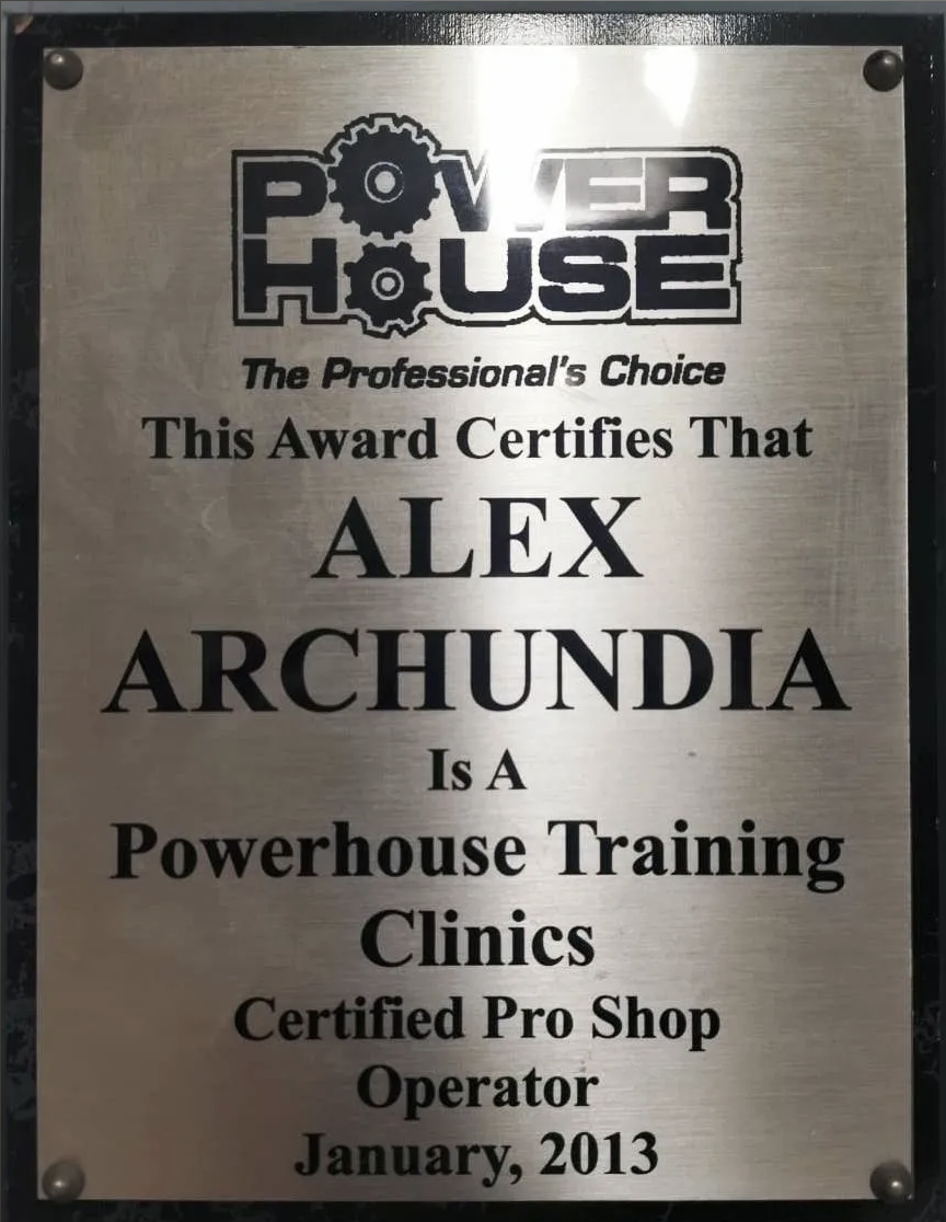 Powerhouse Certified Pro Shop Operator